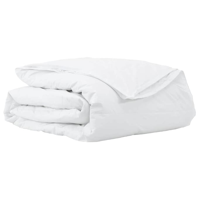 vidaXL - 2-in-1 - Dekbedovertrek - Wit - 200 - x - 200 - cm - Veer