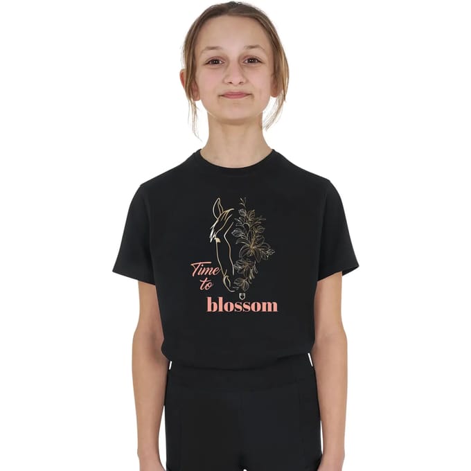 Katoenen meisjes-T-shirt Equestro Time To Blossom