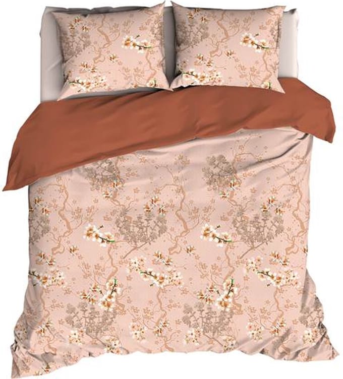 Satin d'Or Naoki Dekbedovertrek - Extra breed - 260x200/220 cm - Copper