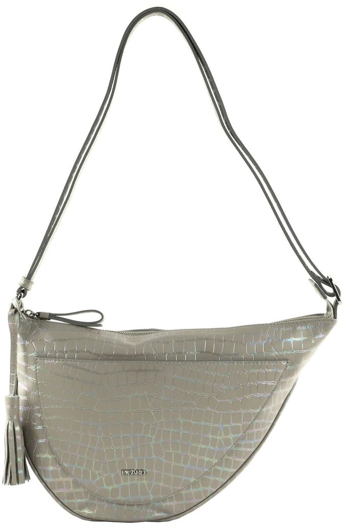 PICARD Leren Schoudertas Mermaid Crossbody Bag Shark Grijs