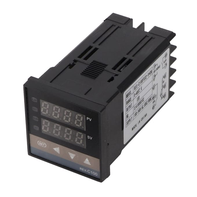 0 400 celsius  Digitale LED PID Temperatuurregelaar Thermostaat Kit AC110V 240V gray