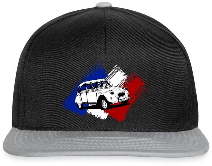 Citroën 2CV Model Franse Vlag Snapback cap