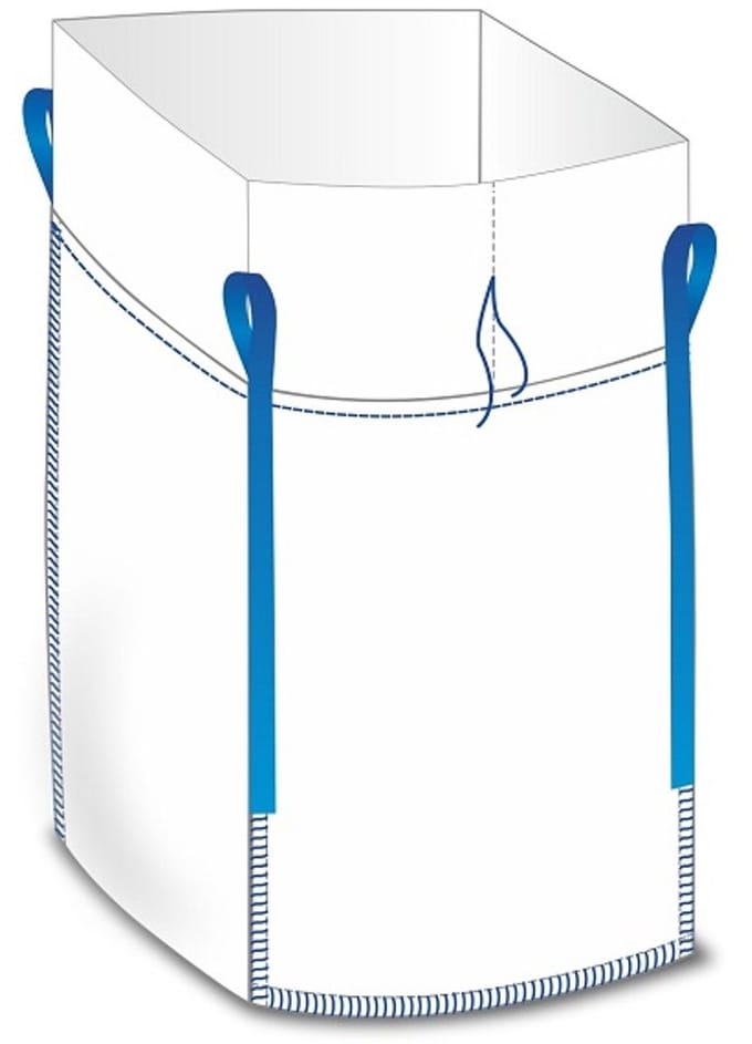 BIG BAG mit Schürze Tragkraft 1000 kg, 90 x 90 x 110 cm #1 20 stück