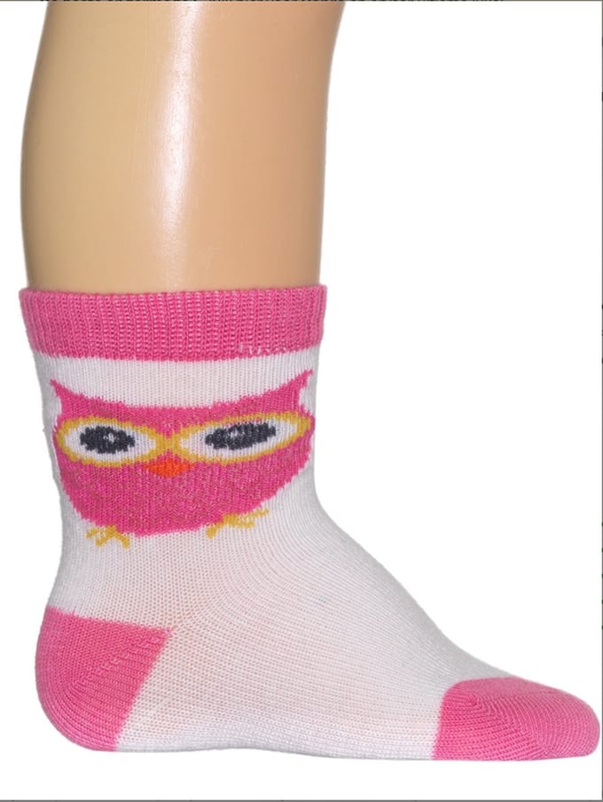 Bonnie Doon sokjes maat 8/12 mnd Ivory/ancient pink