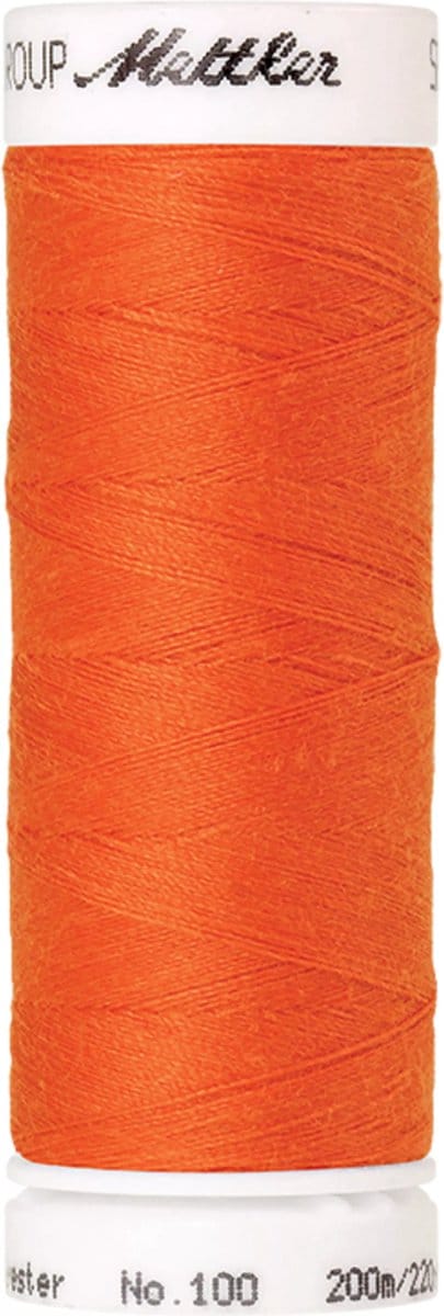 Amann Mettler Seralon Naaigaren – Tangerine (1335) – 200 m – No. 100 – 100% Polyester – Per Stuk