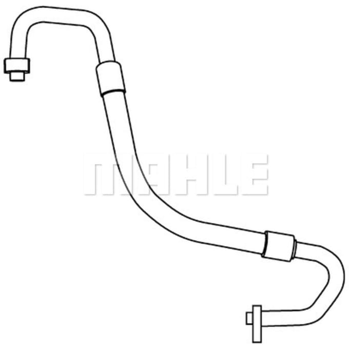 Hoge-, lage drukleiding, airconditioner MAHLE AP 88 000P