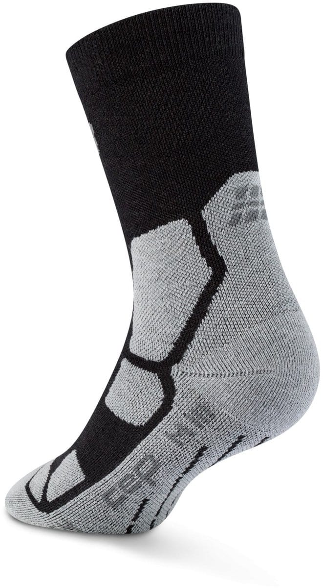 CEP Hiking Merino Mid-Cut Compressie - Zwart/Grijs - Dames (34-37)