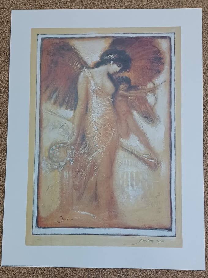 Offset Litho Eurographics Joadoor - Aphrodite with Child 60 x 80 cm