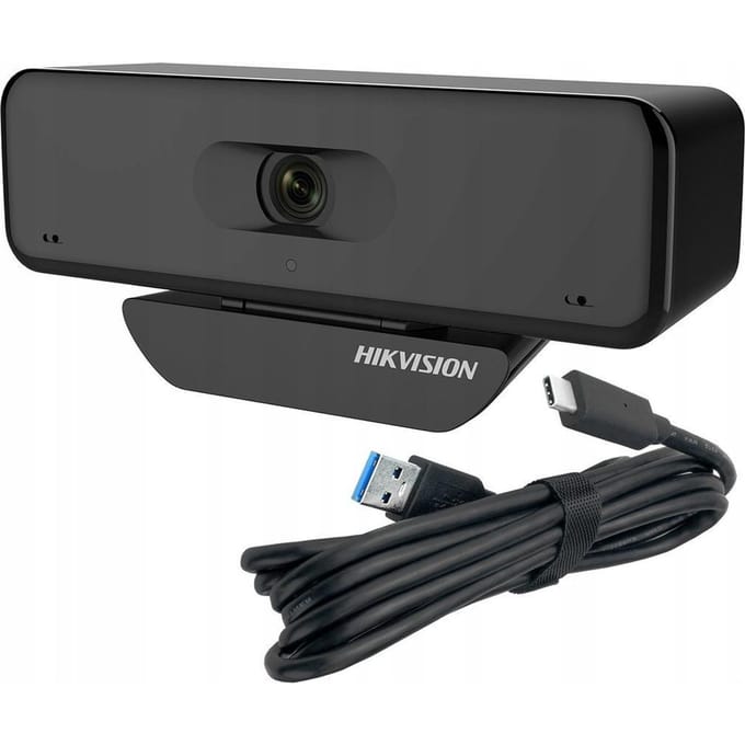 Hikvision Digital Technology DS-U18 webcam 8 MP 3840 x 2160 Pixels USB 3.2 Gen 1 (3.1 Gen 1) Zwart