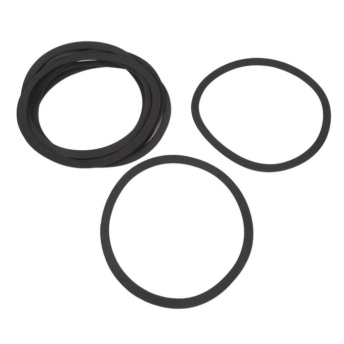 10 Pièces Joint d'Étanchéité Haut-Parleur EVA Antichoc Réduction de Bruit Antidérapant 200mm DE Anneau d'Étanchéité Haut-Parleur black