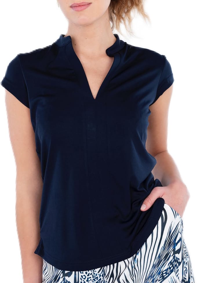 Func Factory dames polo Ace donkerblauw maat 48