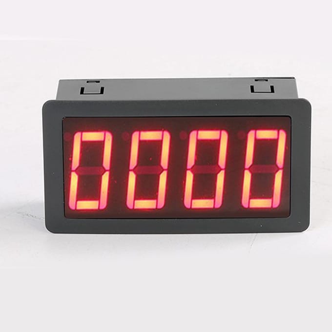 Digitale Wandklok Countdown Count Up Timer Groot Display LED Race Tijdwaarnemingsklok voor Woonkamer Gym black