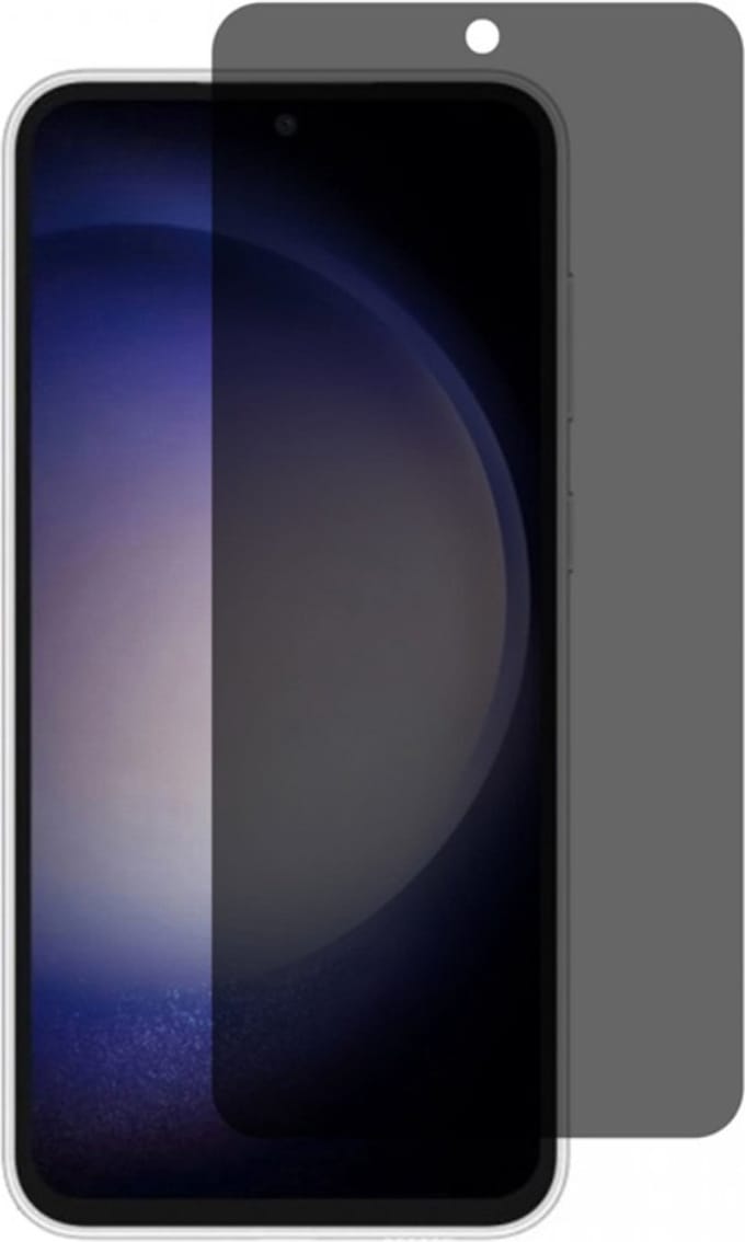Coverup Screen Protector - Geschikt voor Samsung Galaxy S23 FE Screen Protector - Coverup Privacy Tempered Glass - Transparant