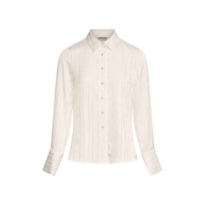 Gestreepte satijnen blouse dames Salsa Jeans
