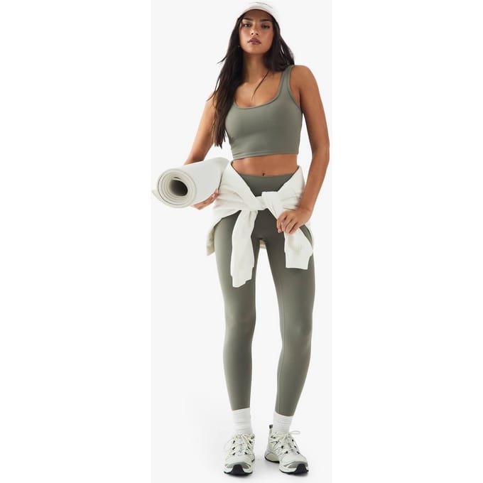 Dames DSGN Studio Highwaist Ultra Sculpt Legging | Kaki | Maat: XL