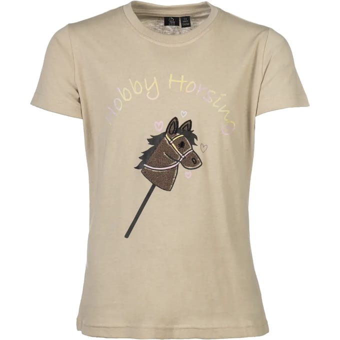 T-shirt meisje HKM Kids Hobby Horsing Rainbow