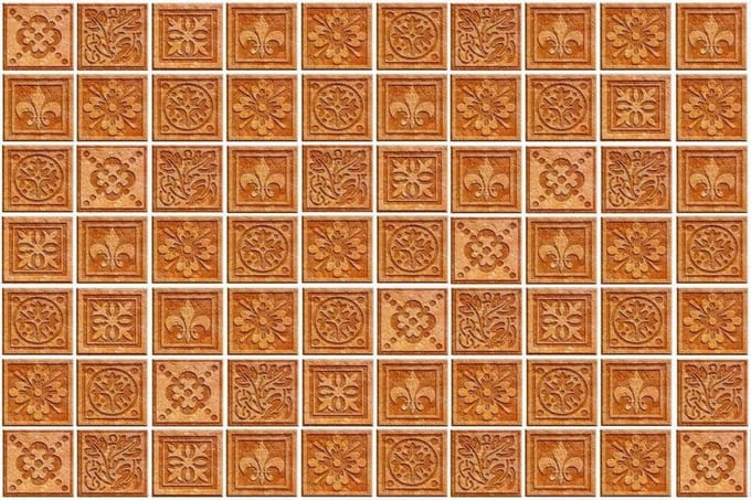 Fotobehang - Granite Tiles 375x250cm - Vliesbehang