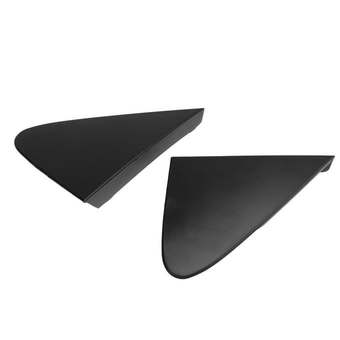 2 Stuks Zijspiegel Spatbord Hoek Sierlijst Cover 60118 12010 Duurzaam Zijspiegel Sierlijst Hoek Driehoek Spatbord Past voor black
