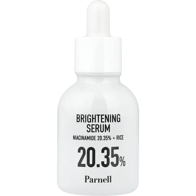 Parnell Sérum Éclaircissant au Riz Niacinamide 20,35% 30ml | Ampoule Éclat Haute Puissance white