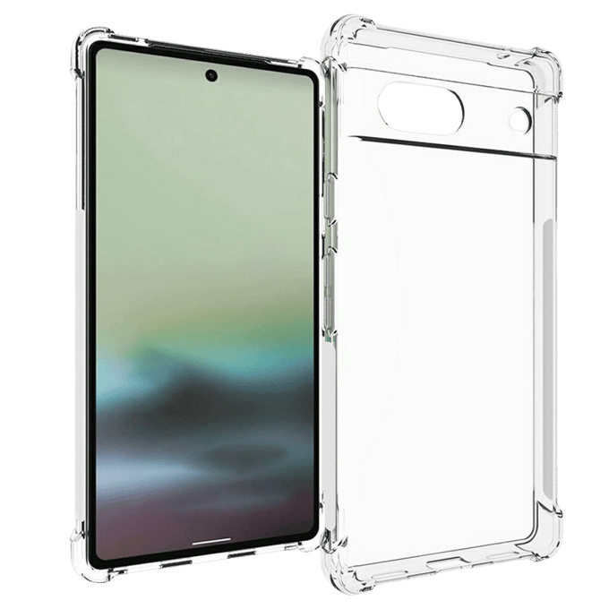 CaseBody Google Pixel 7a Shockproof Hoesje Transparant
