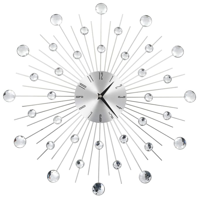vidaXL - Wandklok - met - quartz-mechanisme - 50 - cm - modern - ontwerp