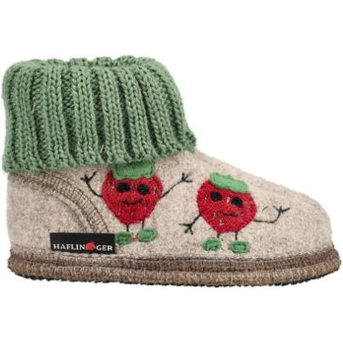 Pantoffels Haflinger Pantoffels HÜTTENSCHUH ERDBEERE