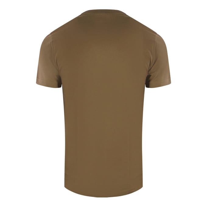 Diesel Monotone Logo Bruin T-shirt