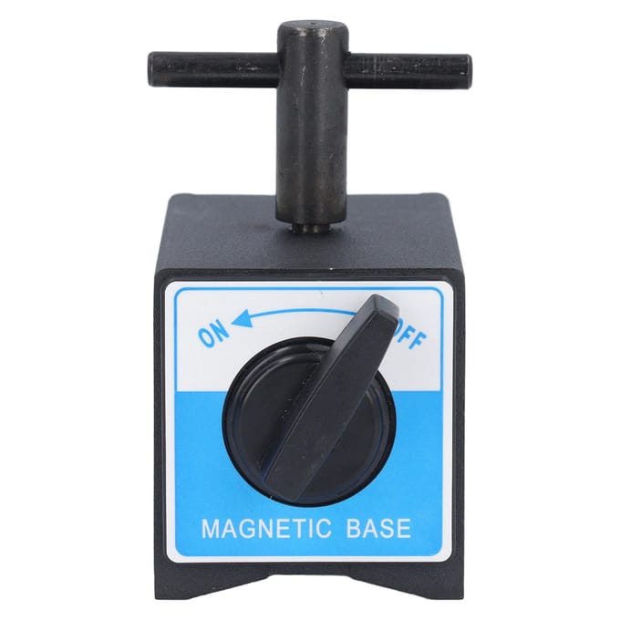 Magnetische Basis 100kg Zuigkracht M8 Schroefdraad Magnetische Basis Houder met Schakelaar voor Mechanische Bewerking gray