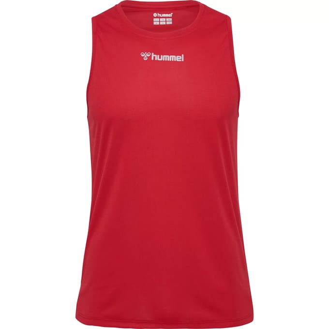 Hummel T-Shirt & Top Hmlrun Singlet S/L Tango Red-M