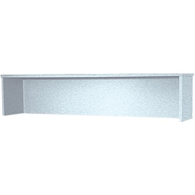Balie-opzetstuk ULM, B 800 x D 320 x H 350 mm, lichtgrijs