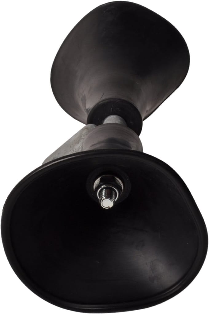 Premium kwaliteit trompet rollen set - 400x140x140 mm - zwart - voor rubberboot