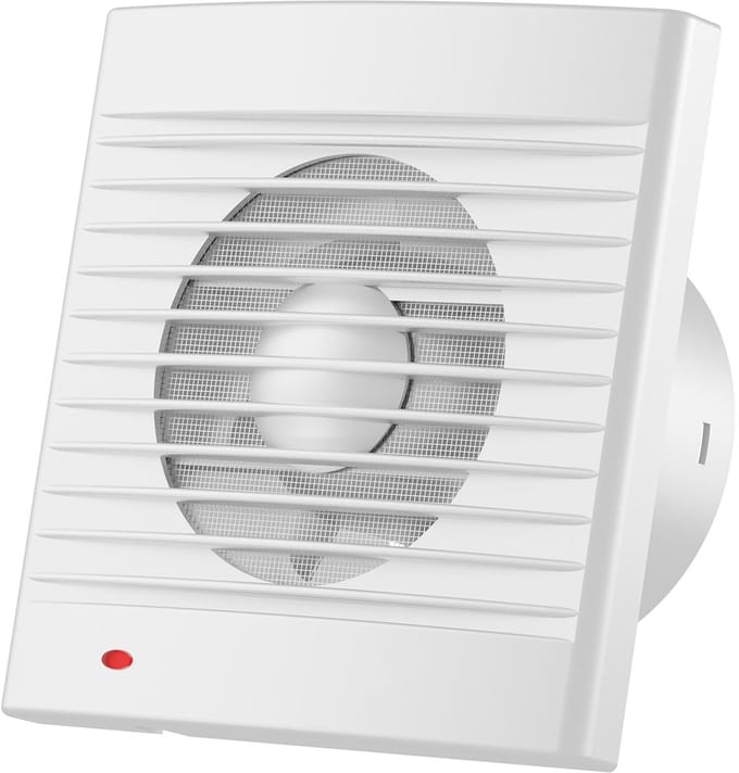 Badkamerventilator - Brinton Venton - Zaagmaat Ø150mm - Wit