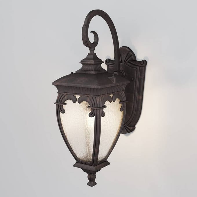 Maytoni Fleur buitenwandlamp, brons