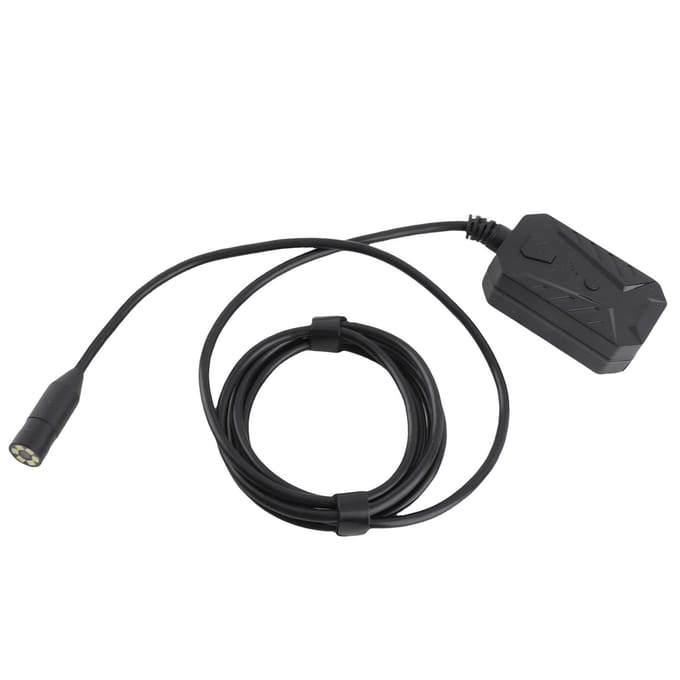 Caméra Endoscope Industrielle Autofocus Étanche à la Pluie Endoscope à Câble Flexible 5MP avec 6 Lumières LED black
