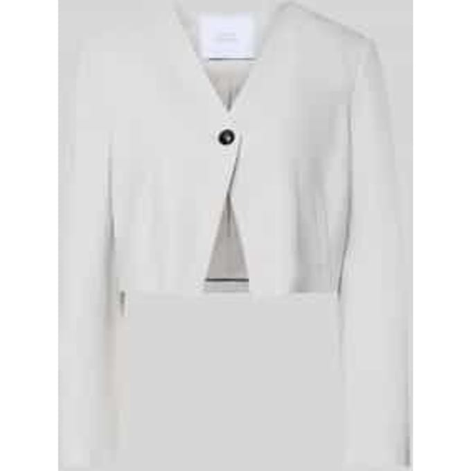 Asymmetrisch gesneden cropped blazer - curated by Vicky Heiler