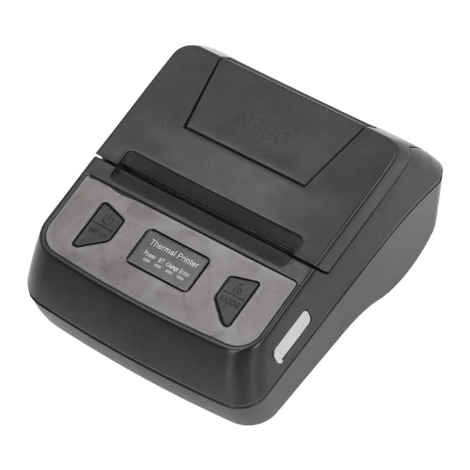 80mm Thermische Printer USB Bluetooth Barcode Printer Hoge Snelheid Draagbare Printmachine voor Windows black