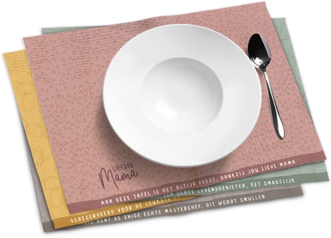 Trendy Placemat  Liefste Mama