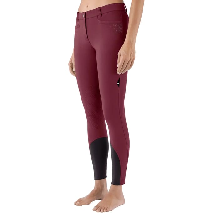 Rijbroek mid grip dames Equiline Eqash Strass