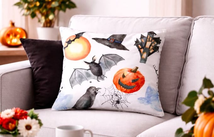 Haunted Whispers Collection Kussenhoes - 45x45 cm