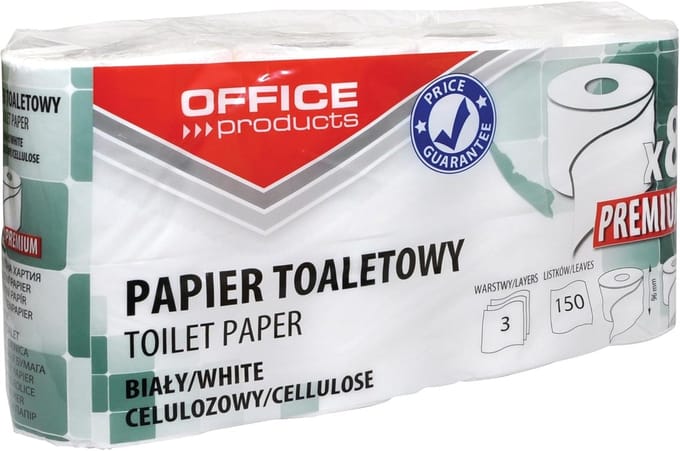 Extra Zacht 3-laags Toiletpapier Cellulose - 8 Rollen (150 Vellen per Rol)