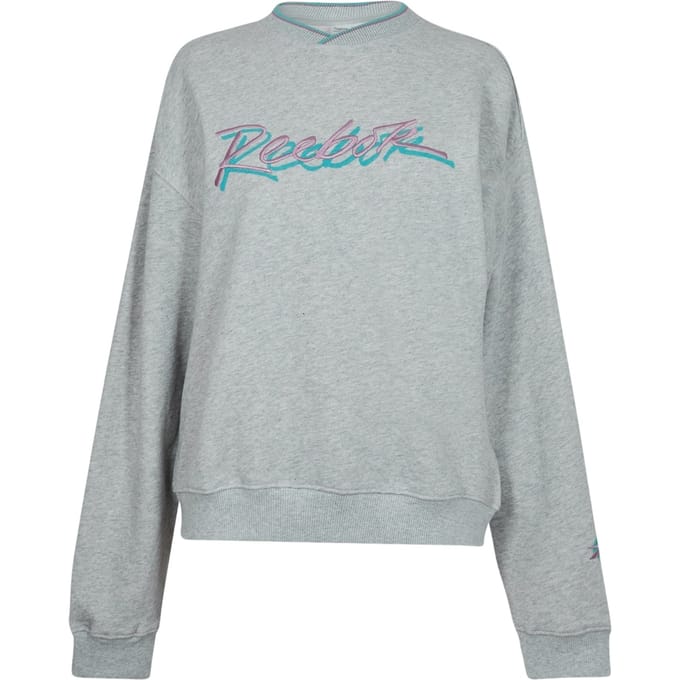 Reebok Dames/dames Gewas Sweatshirt (Lichtgrijze heide)