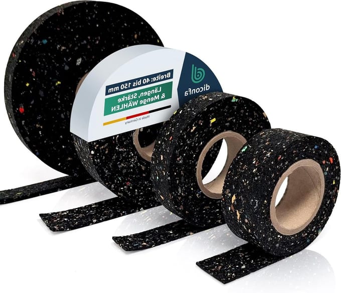 Terrastegels rol - Onderlegger strips - Terrasbouw nivelleren - Waterdicht en ventilerend - 100x5000x6 mm