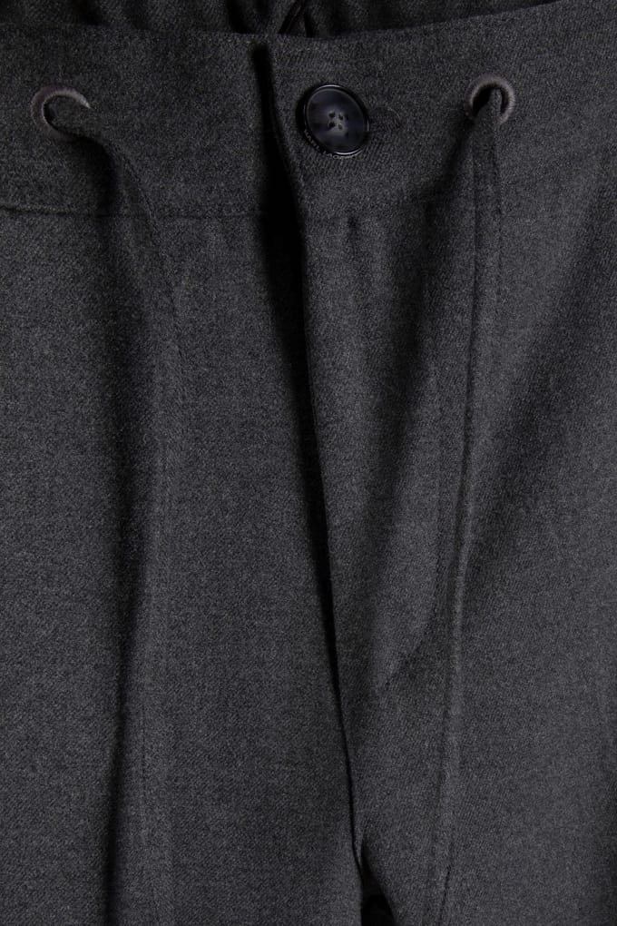 Karl Lagerfeld Darkgrey Melange Pants Größe: M | Maßgeschneiderte Hosen Outlet | Herren | Grau
