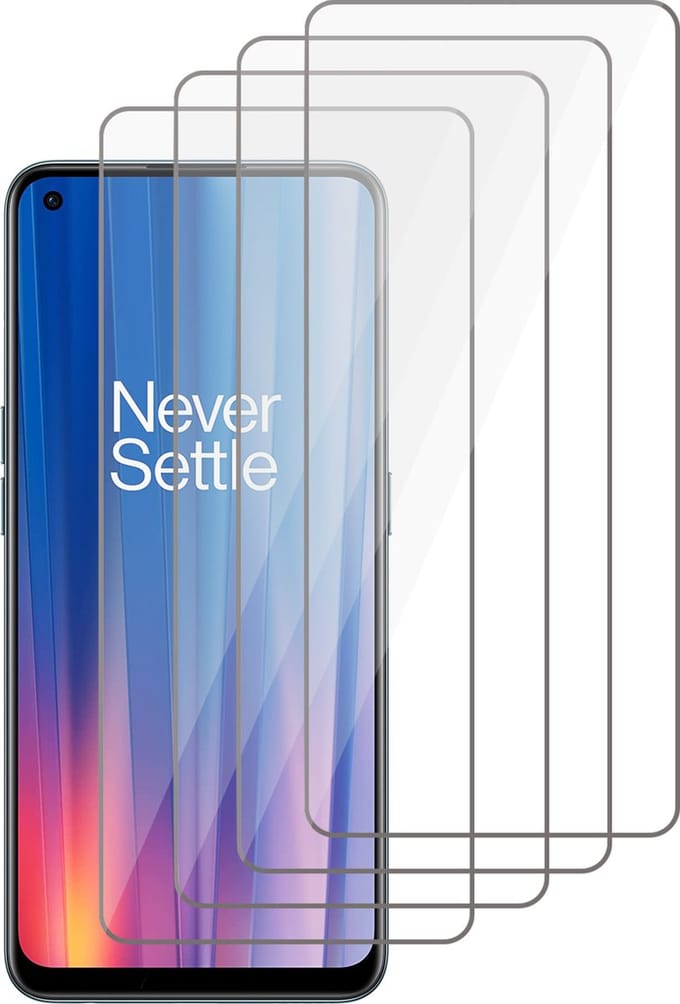 Screenprotector geschikt voor OnePlus Nord CE 2 - Gehard Glas Beschermglas Tempered Glass Screen Protector - 4 Stuks