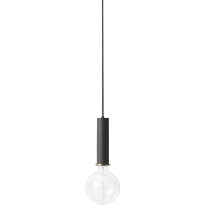Ferm Living - Socket hanglamp - zwart - hoog