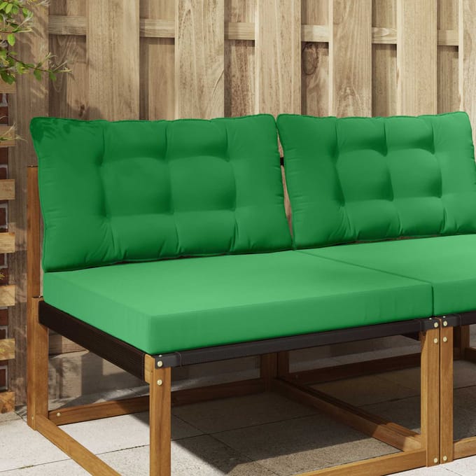 vidaXL - Buitenbankkussen - Polyester - Groen - 80 - x - 68,5 - cm