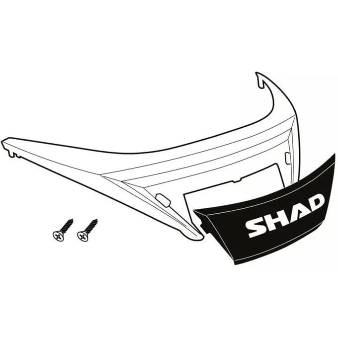 Retro-reflectorkit voor topkoffer Shad sh34