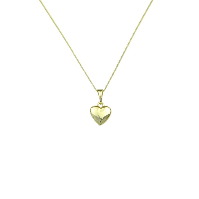 Yellow Heart Necklace Gold 14K