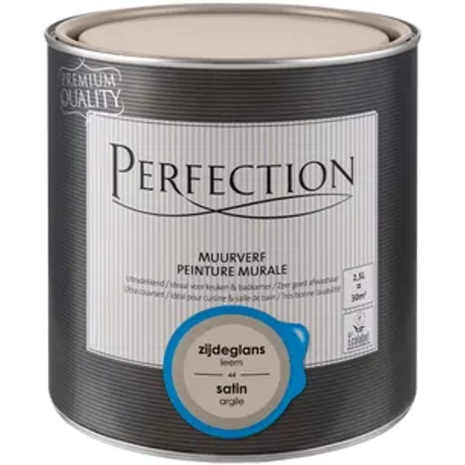 Perfection Ultradekkend Muurverf - Zijdeglans - Leem - 2,5l