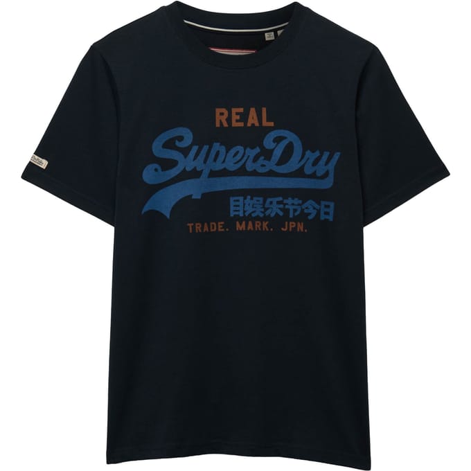 Superdry T-shirt Vl Classic Tee M1012451a Eclipse Navy Mannen Maat - M